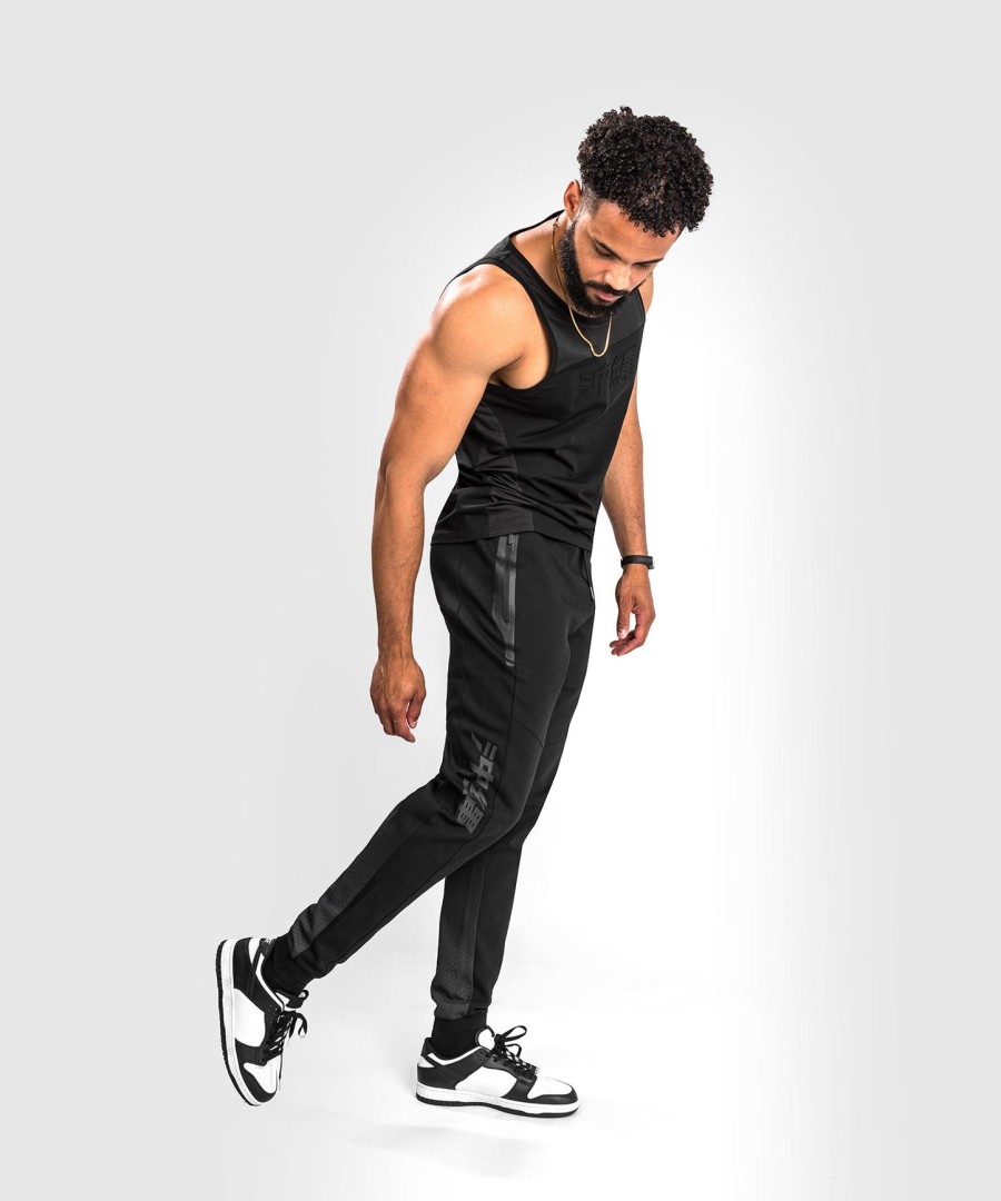 calça de corrida venum okinawa 3.0 - pretovermelho