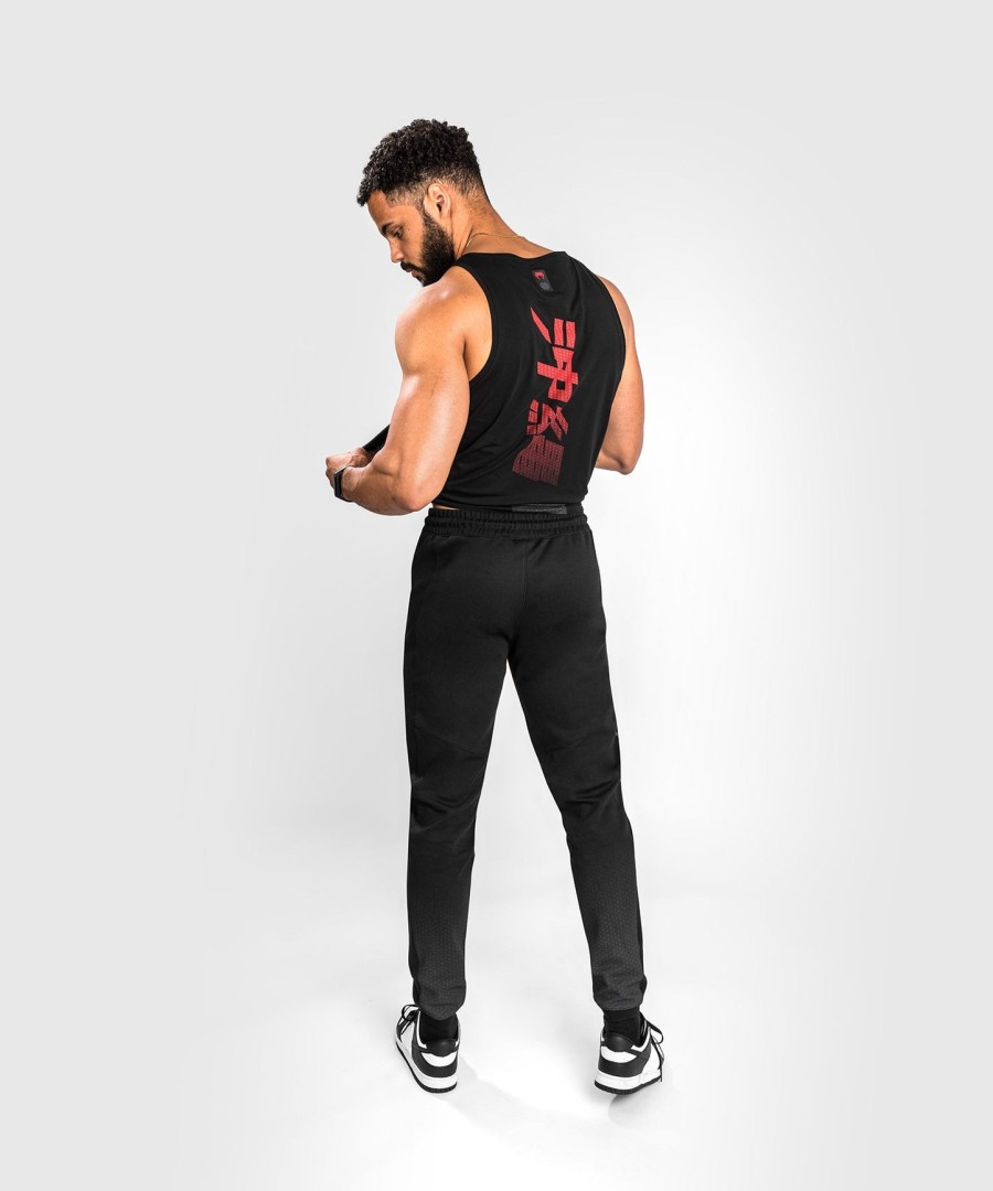 calça de corrida venum okinawa 3.0 - pretovermelho
