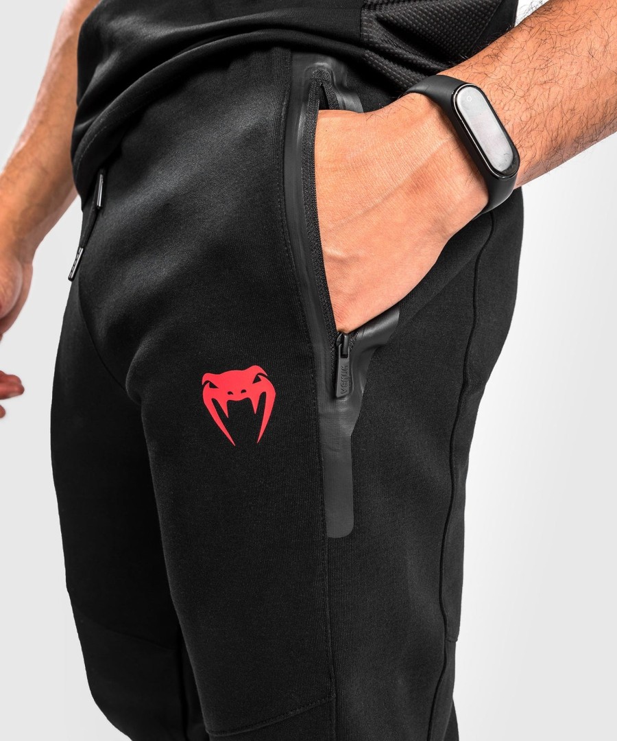 calça de corrida venum okinawa 3.0 - pretovermelho