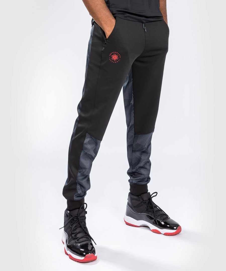 calça de corrida venum phantom - pretovermelho