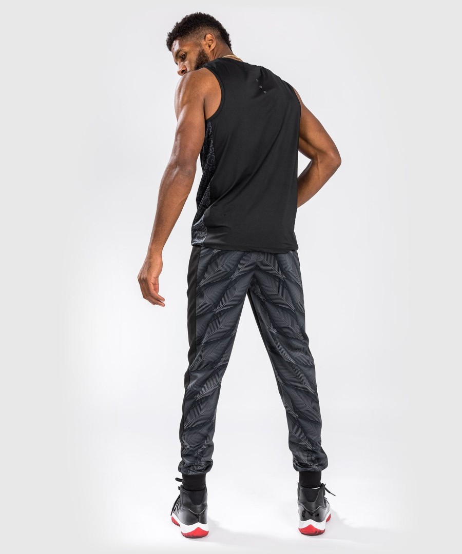 calça de corrida venum phantom - pretovermelho
