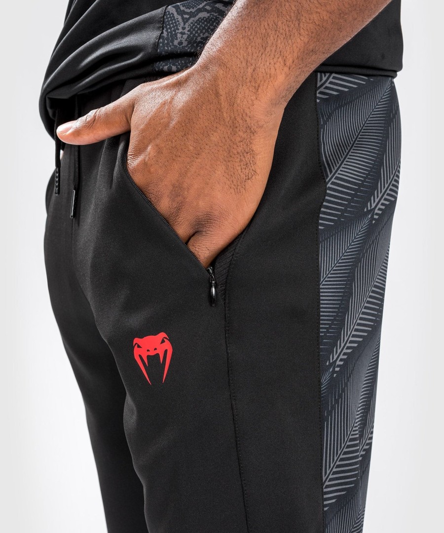 calça de corrida venum phantom - pretovermelho