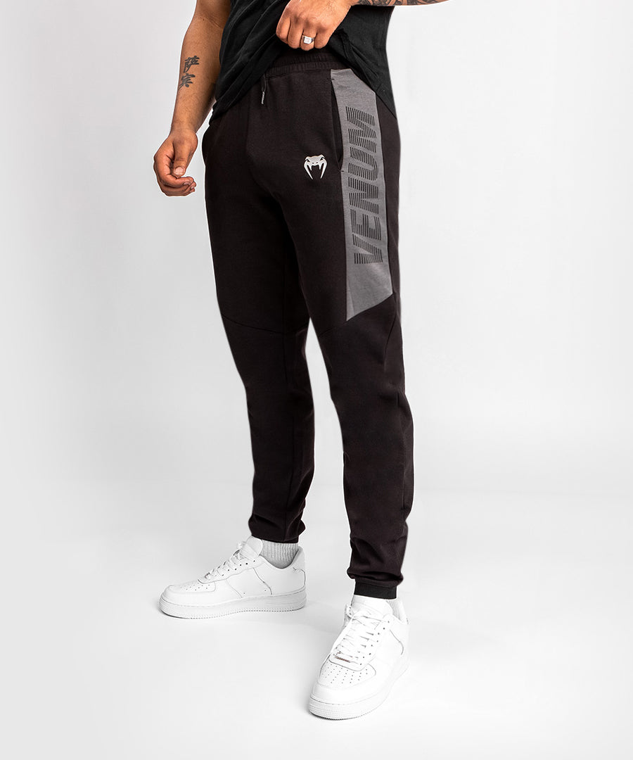 calça de corrida venum laser zx - pretocinza