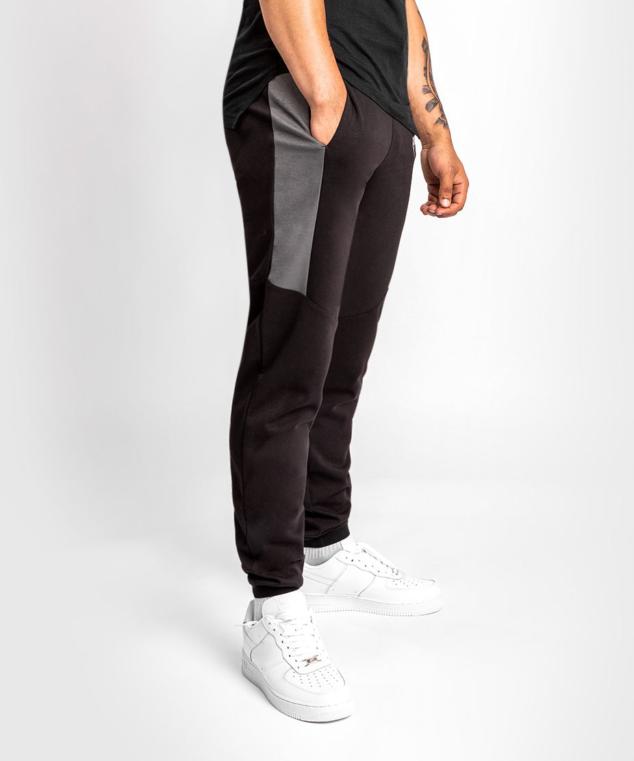 calça de corrida venum laser zx - pretocinza