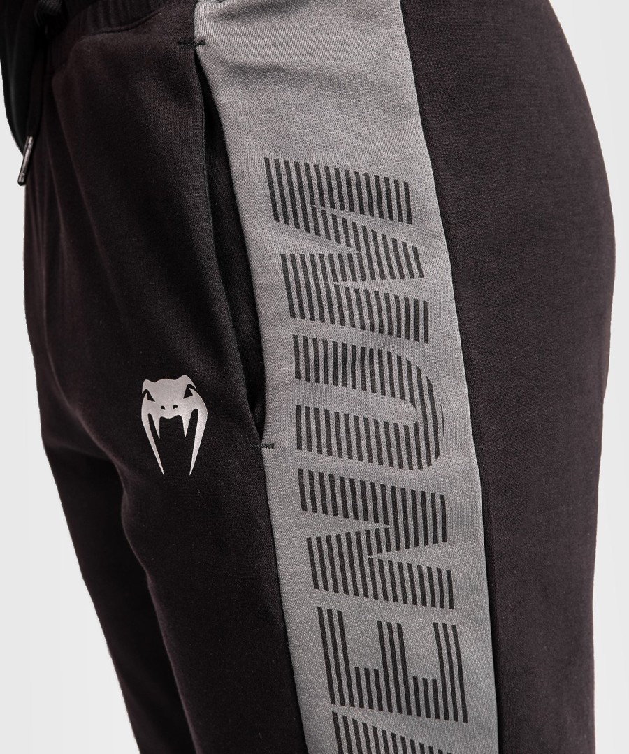calça de corrida venum laser zx - pretocinza