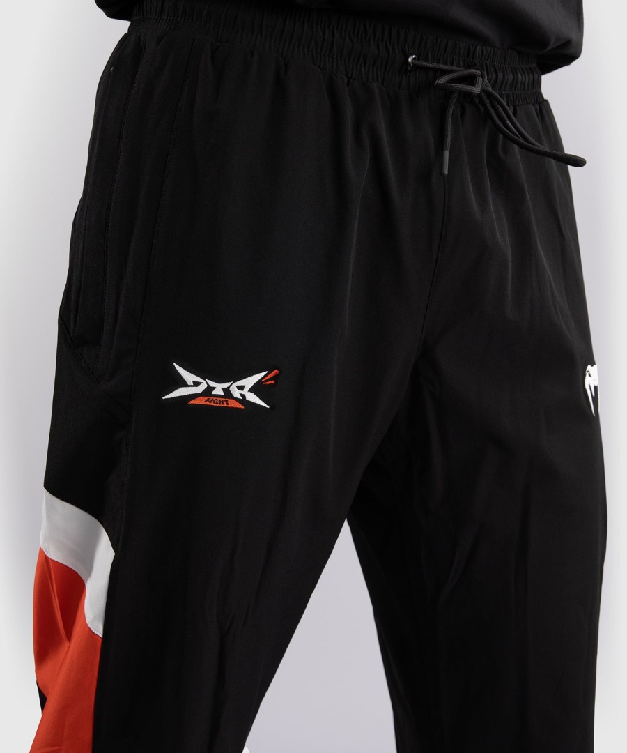 calça de treino venum x dtr fight attack 90 - pretolaranja