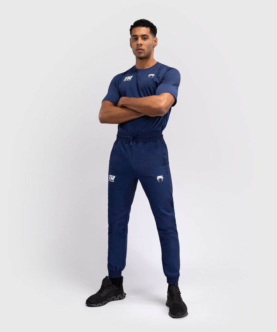 calça de moletom masculina venum x top rank original performance - azul marinho