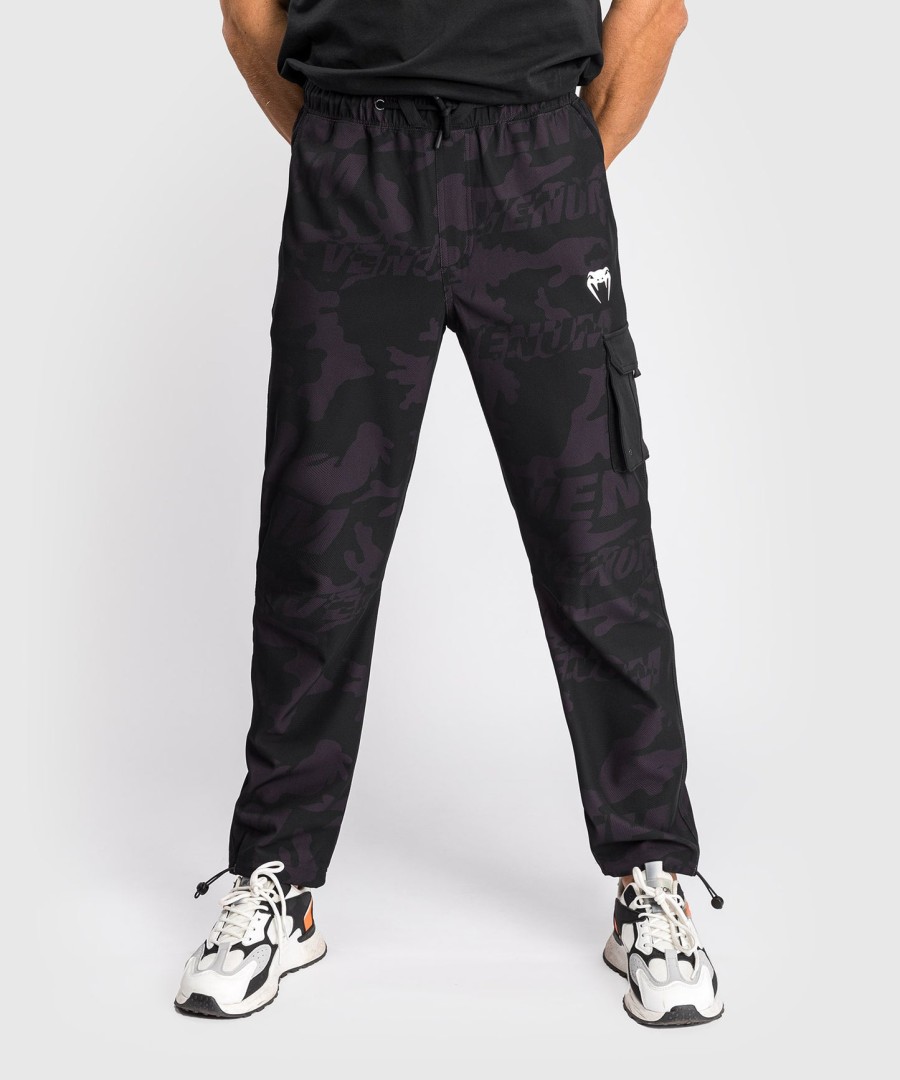 calça de treino masculina venum trooper - pretoroxo
