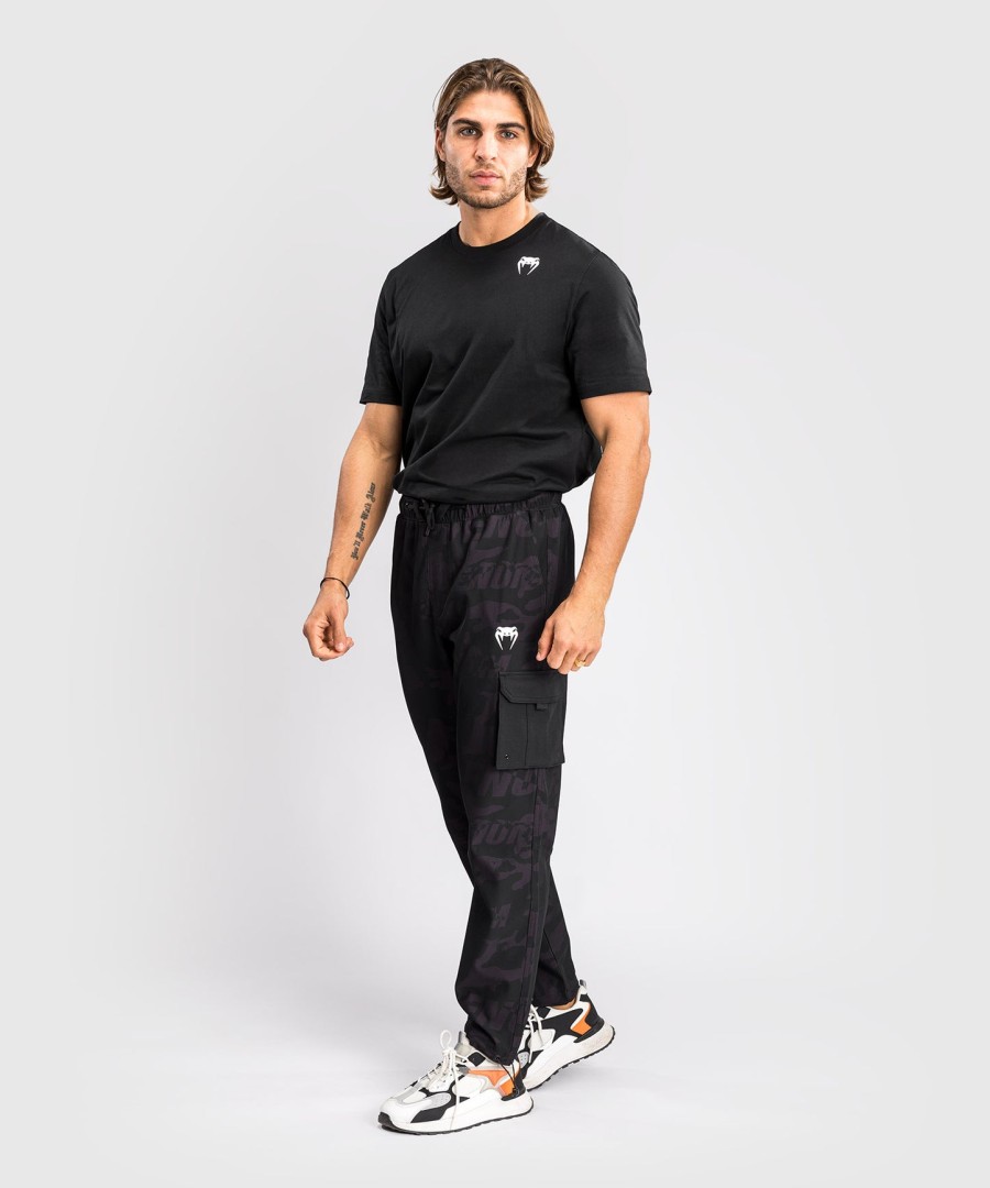 calça de treino masculina venum trooper - pretoroxo