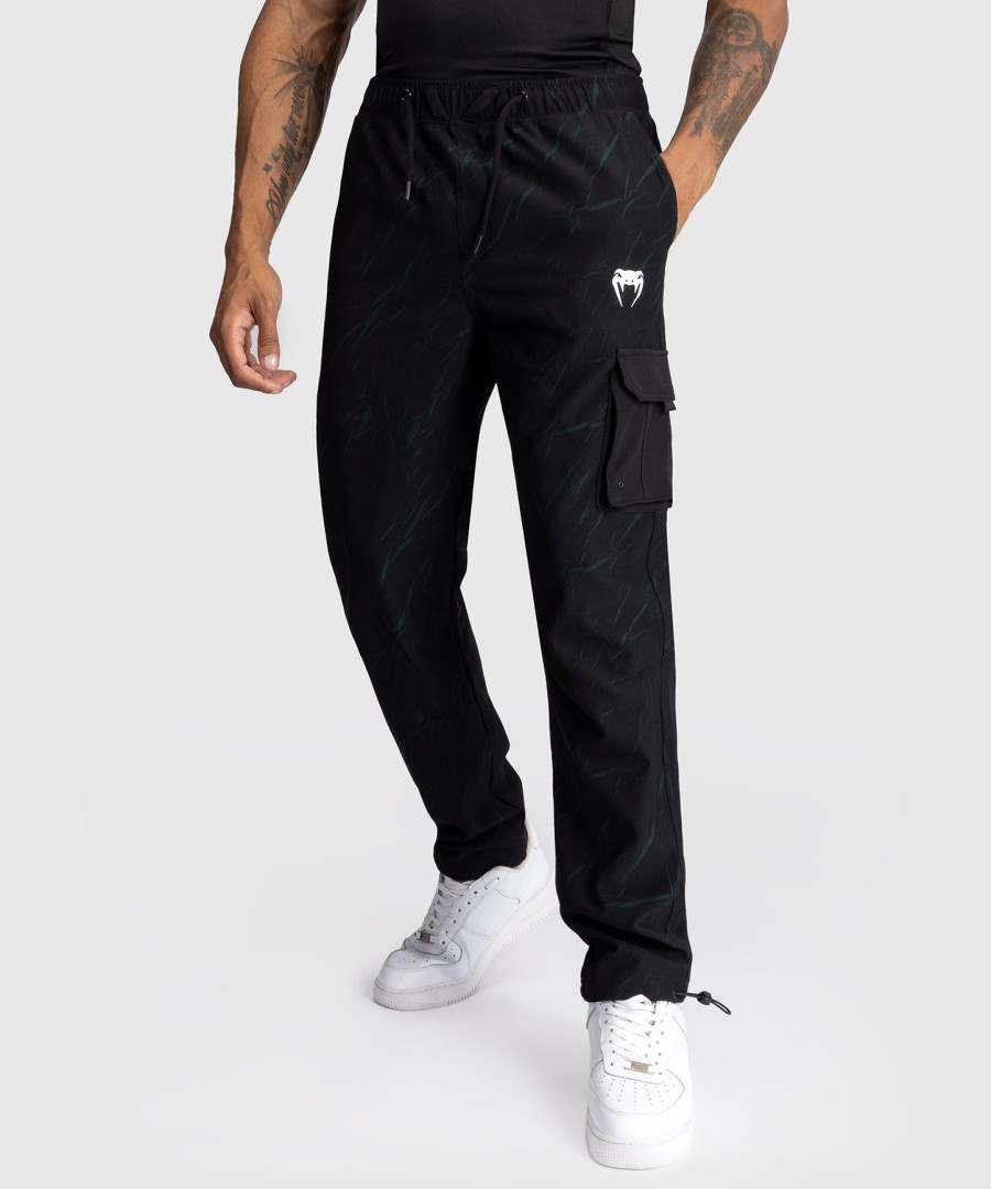 calça de treino masculina venum trooper - pretoverde floresta