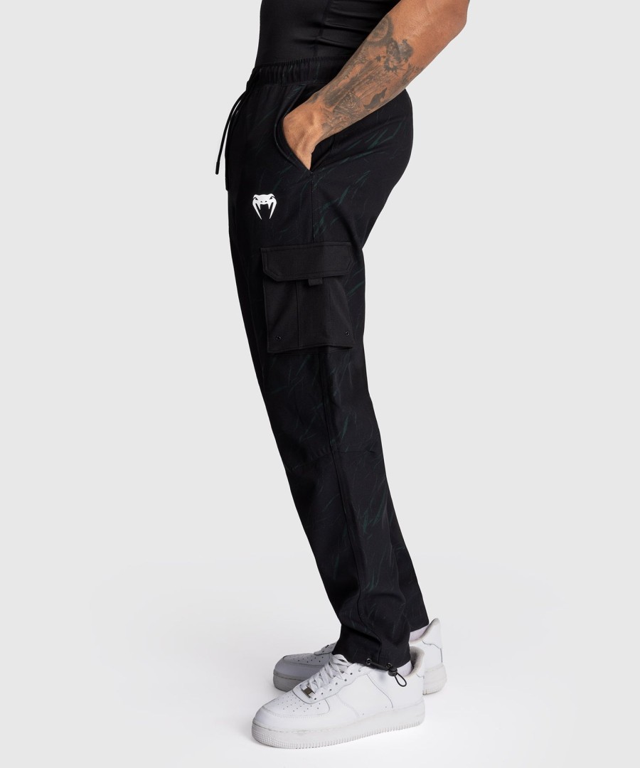 calça de treino masculina venum trooper - pretoverde floresta