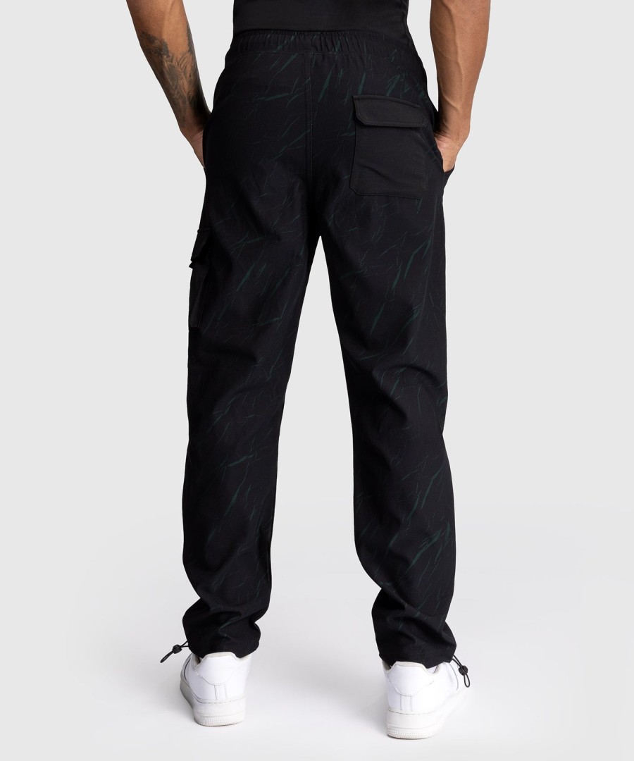 calça de treino masculina venum trooper - pretoverde floresta