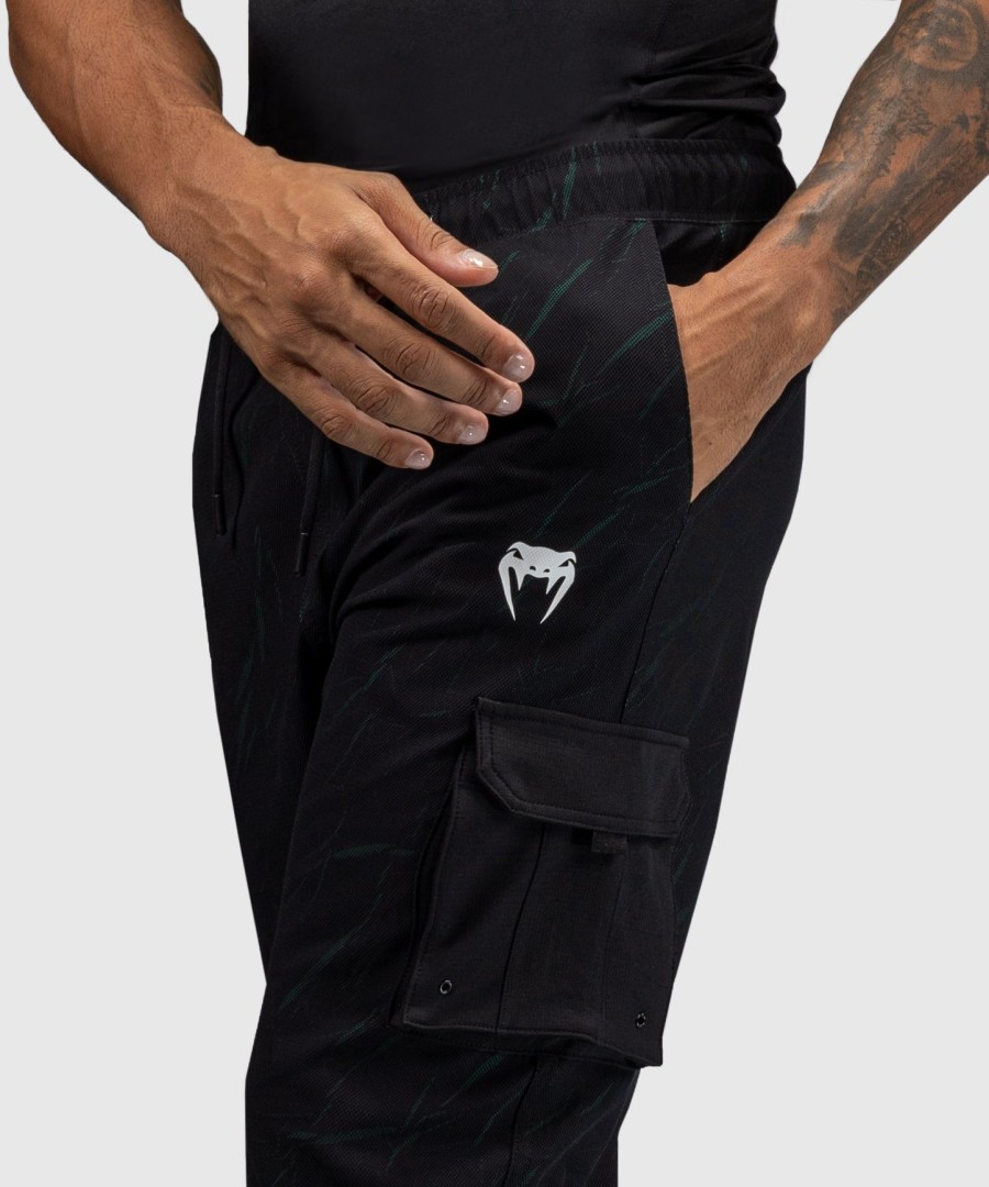 calça de treino masculina venum trooper - pretoverde floresta