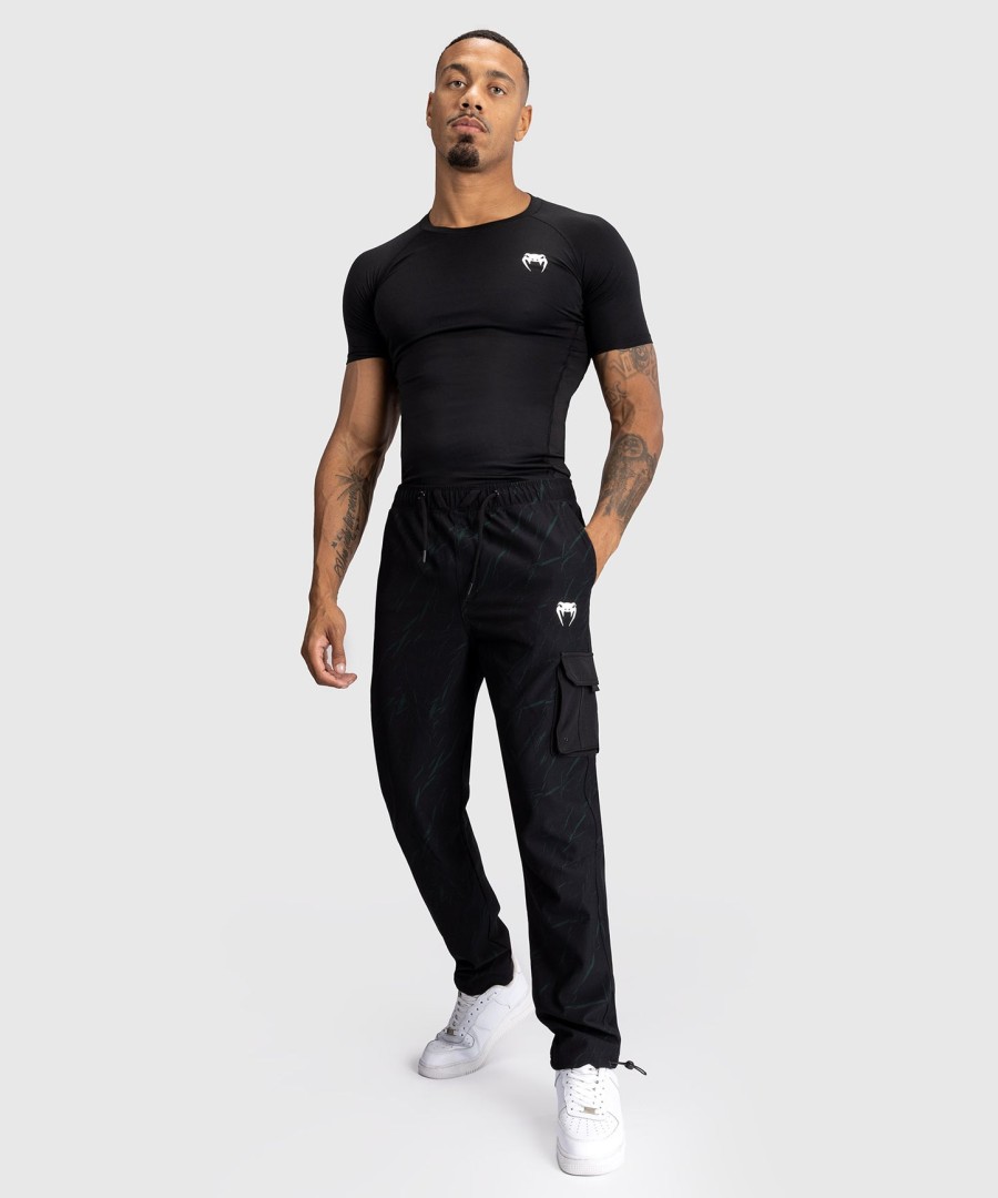 calça de treino masculina venum trooper - pretoverde floresta