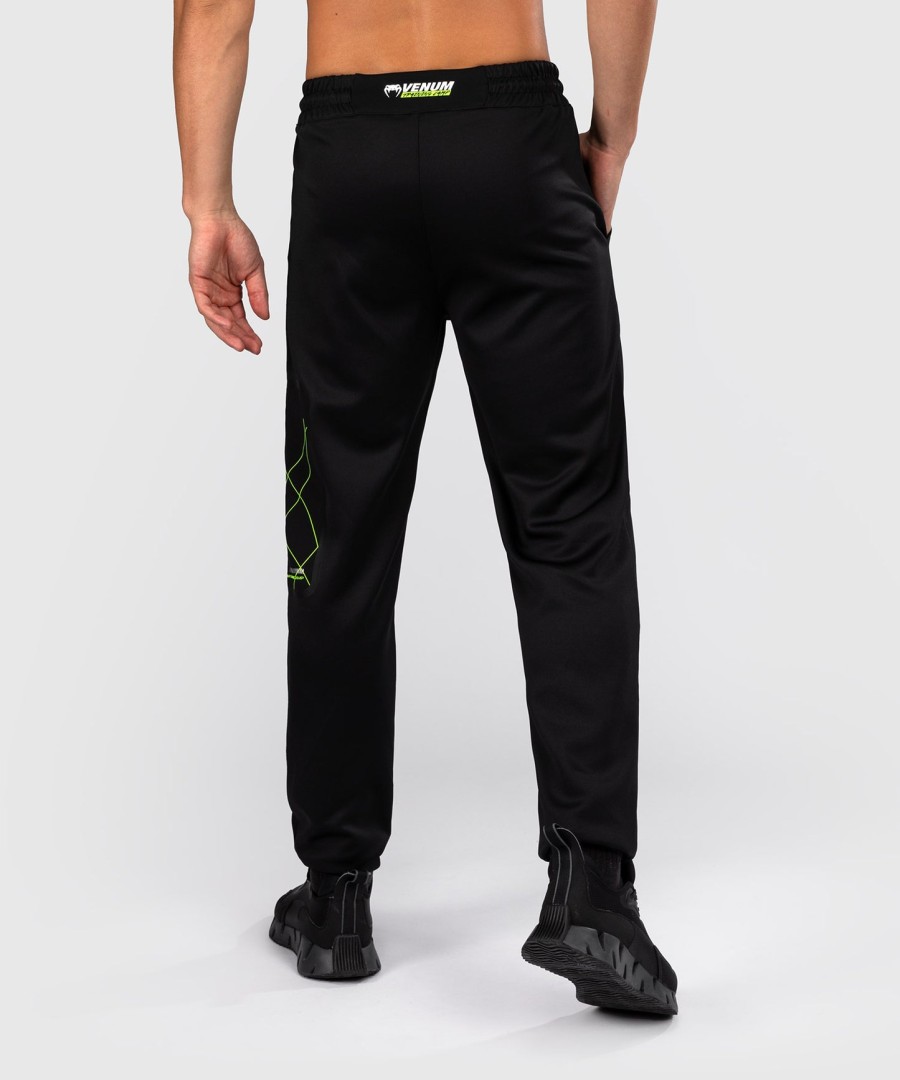 calça de treino venum training camp 4.0 - pretaverde neon