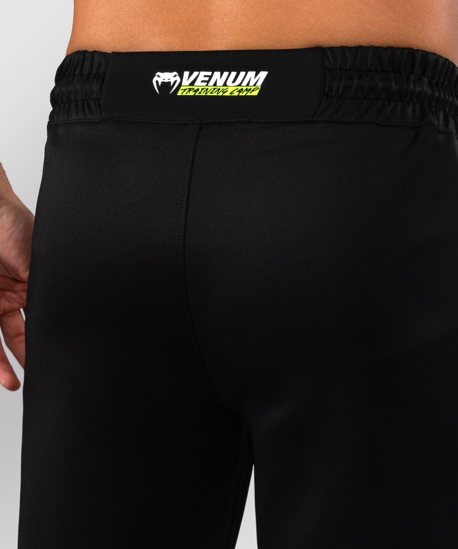 calça de treino venum training camp 4.0 - pretaverde neon