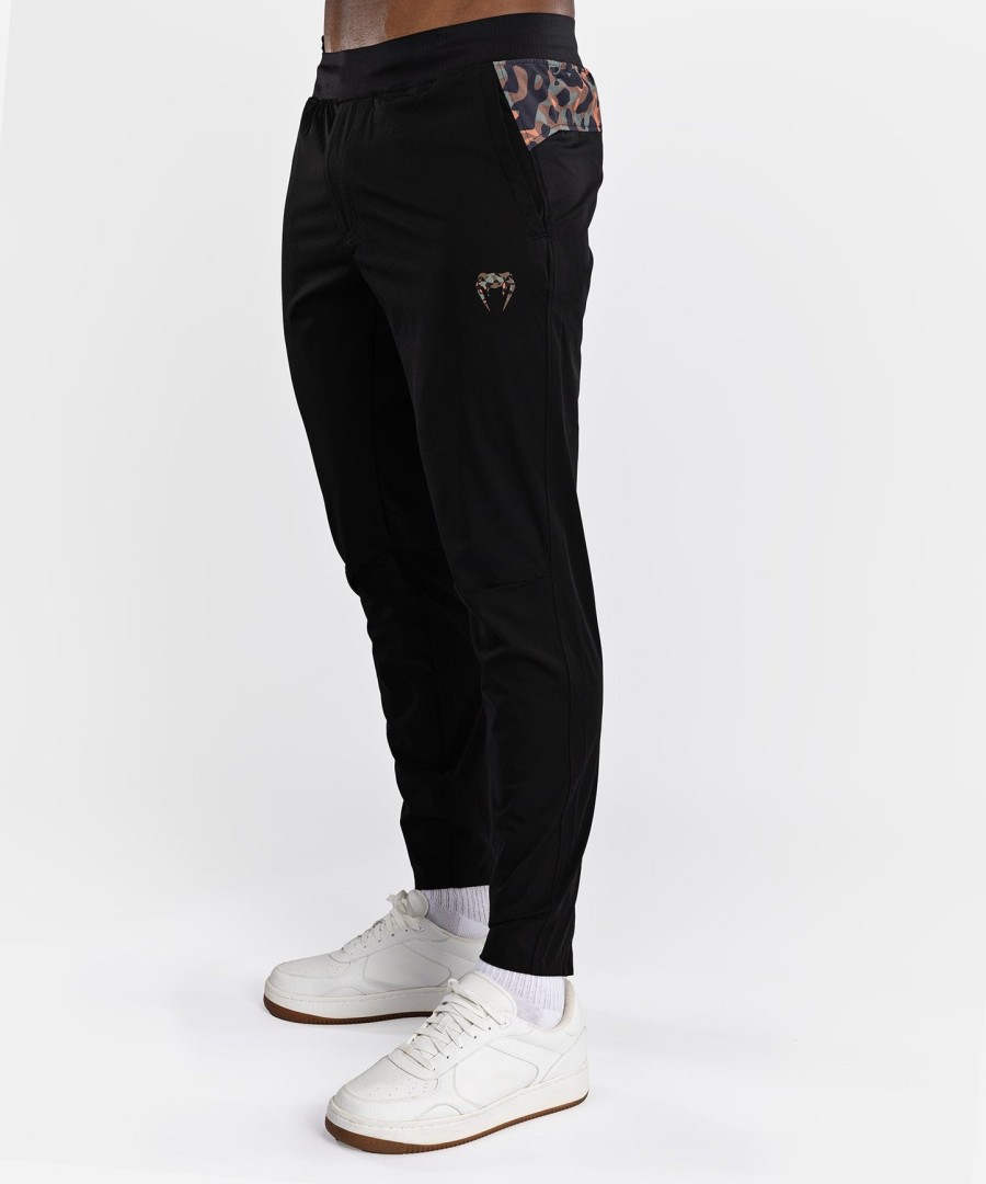 calça de corrida venum jungle ops - camuflagem pretacáqui