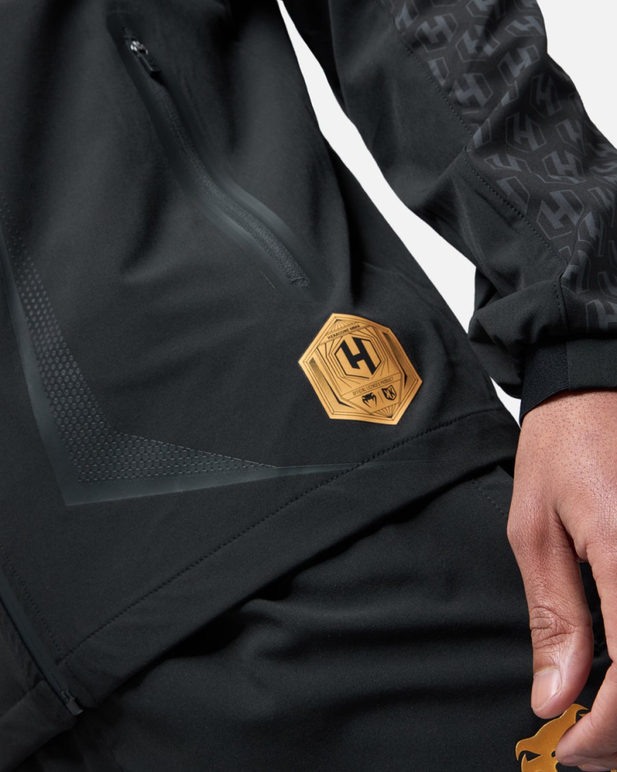 conjunto de treino fk x venum hexagone mma - pretodourado