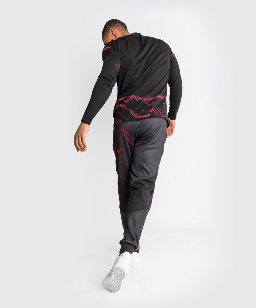 calça de moletom autêntica ufc venum fight week 2.0 - pretavermelha