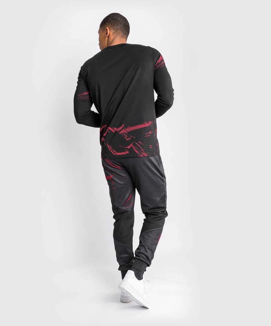 calça de moletom autêntica ufc venum fight week 2.0 - pretavermelha