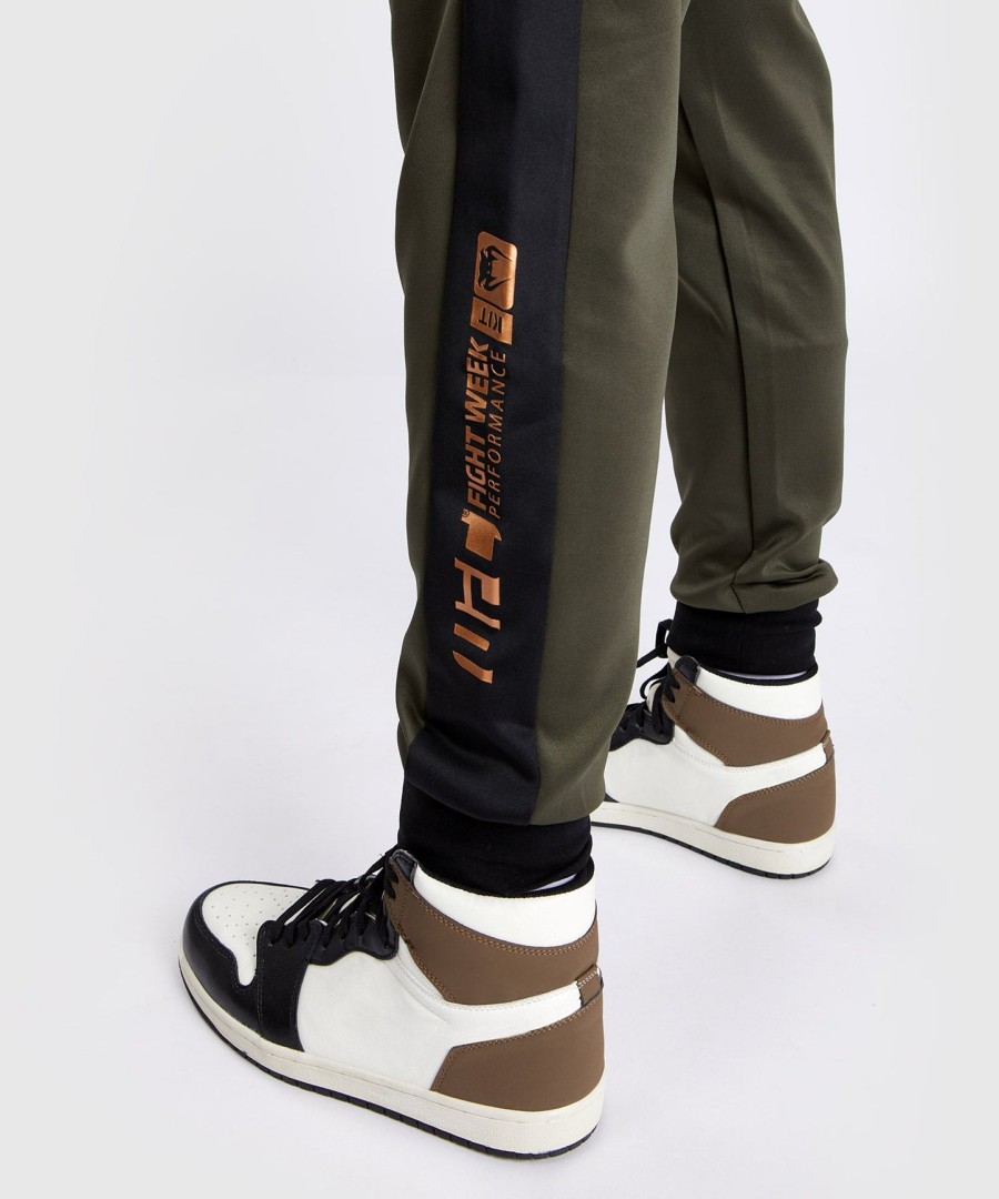 calça de corrida masculina ufc adrenaline by venum fight week performance - cáquibronze