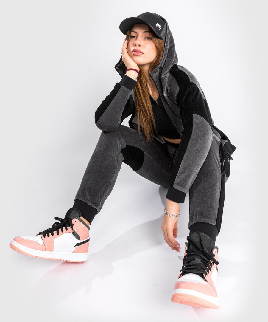 calça jogger venum camoline 2.0 velvet - feminina - cinzapreta