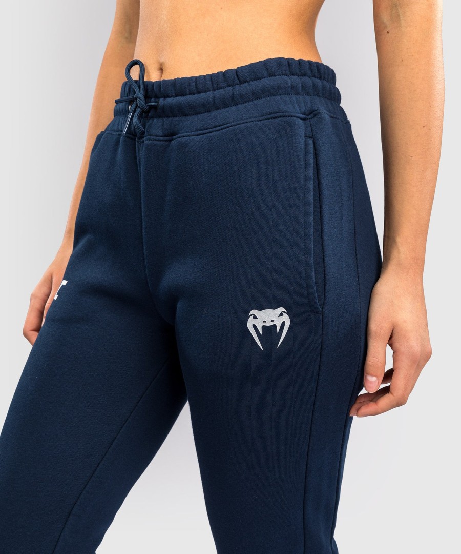 calça feminina de algodão ufc fusion by venum fight week - azul oceânico sólido