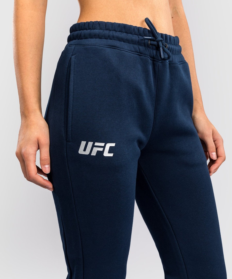 calça feminina de algodão ufc fusion by venum fight week - azul oceânico sólido