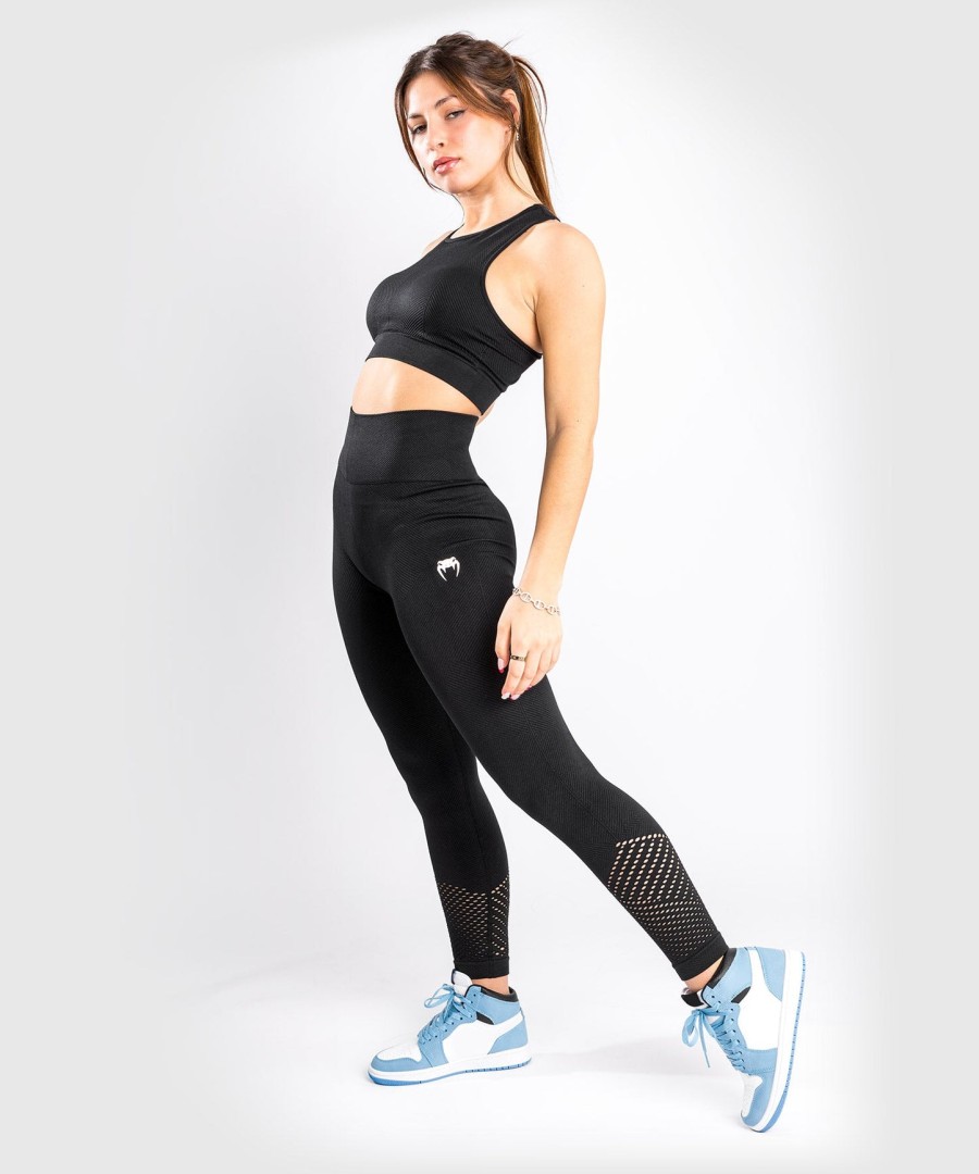 calça legging venum sparring seamless - feminina - preta