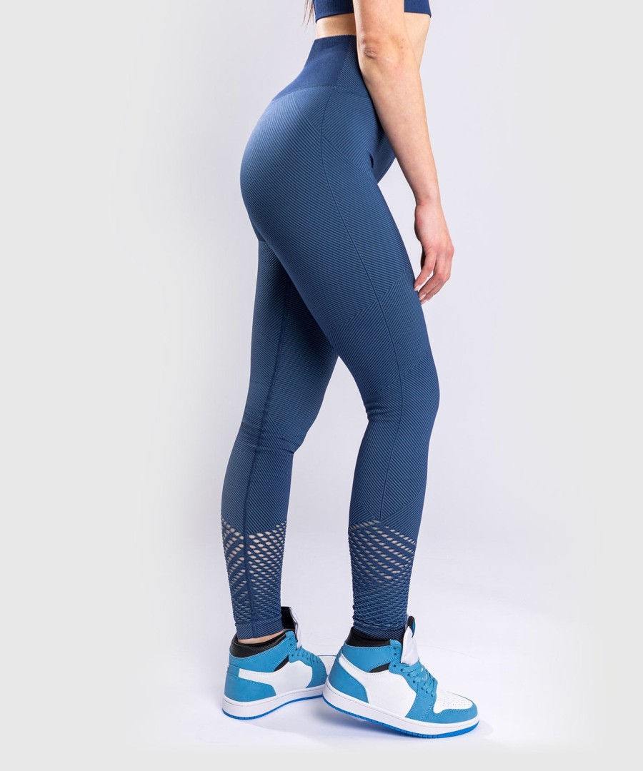 calça legging venum sparring seamless - feminina - azul marinho