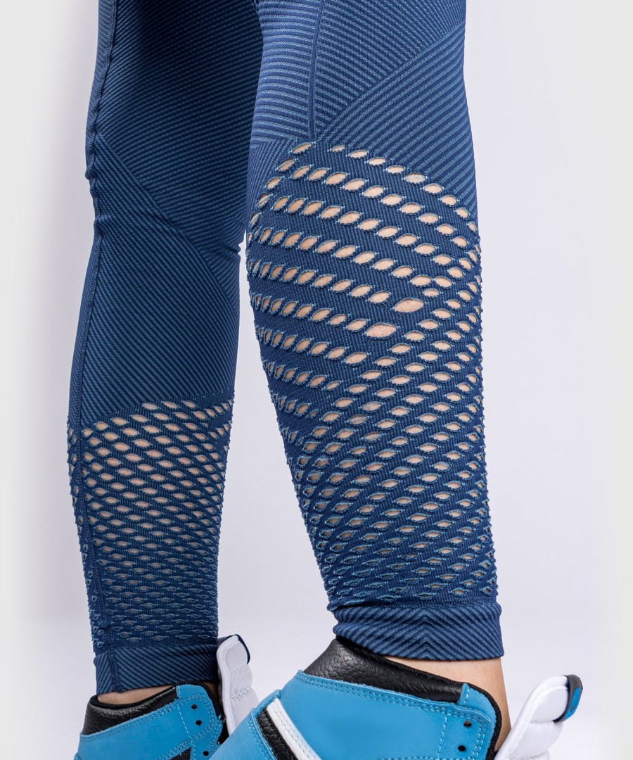calça legging venum sparring seamless - feminina - azul marinho