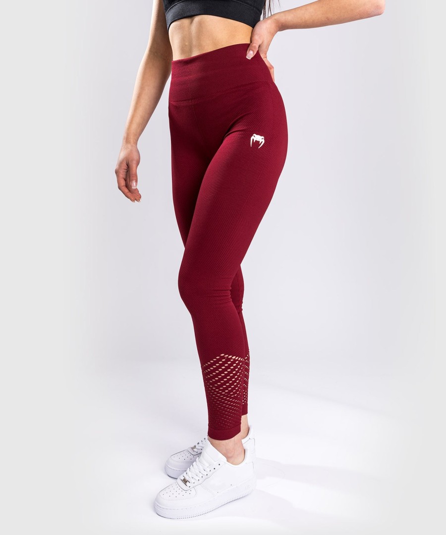 calça legging venum sparring seamless - feminina - bordô