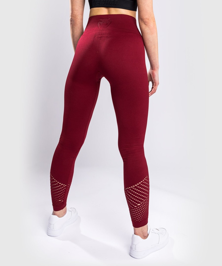 calça legging venum sparring seamless - feminina - bordô