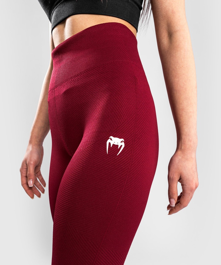 calça legging venum sparring seamless - feminina - bordô