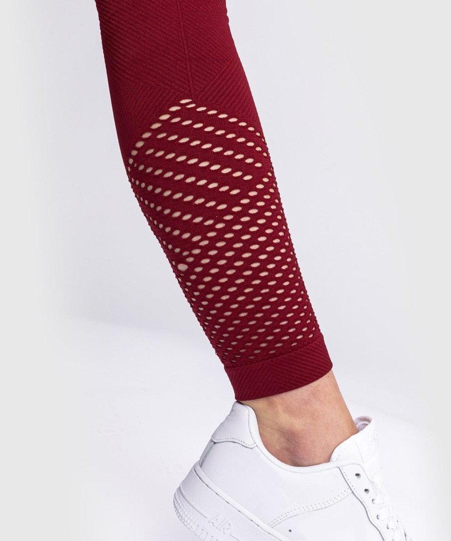 calça legging venum sparring seamless - feminina - bordô
