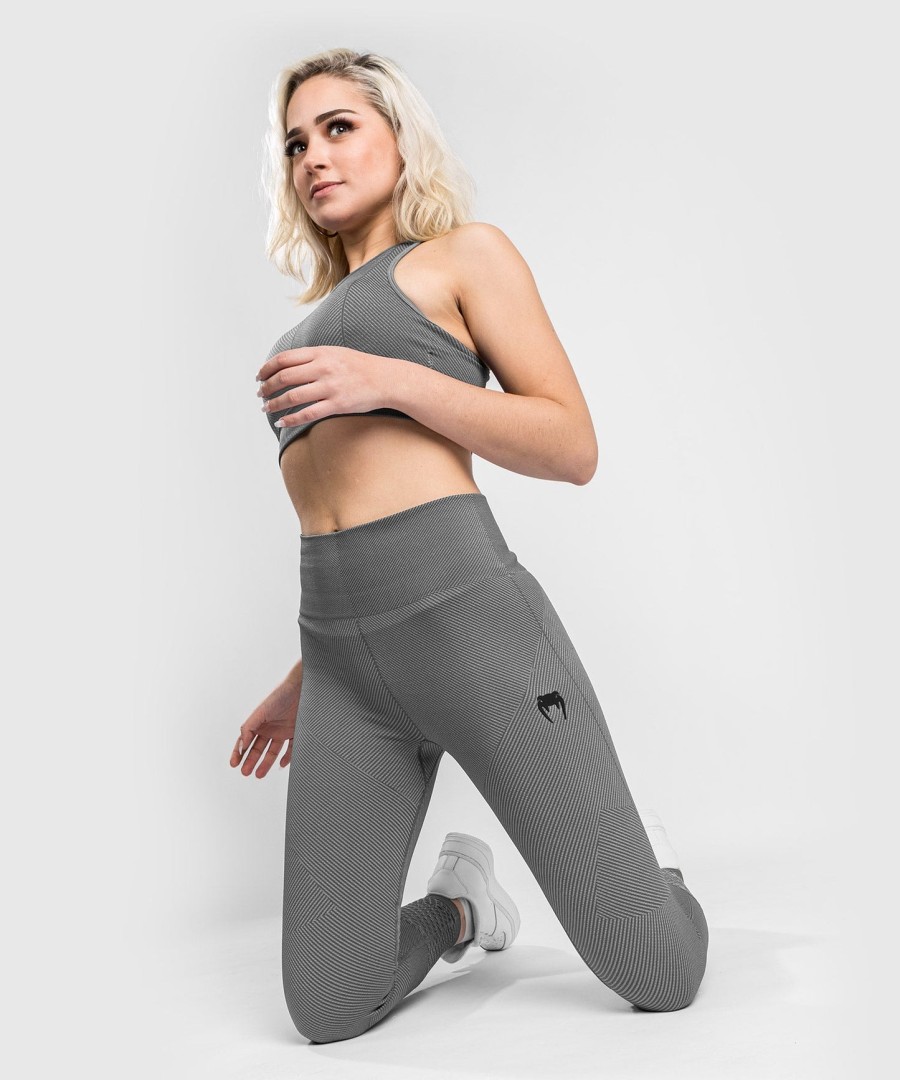 calça legging venum sparring seamless 78 - feminina - cinza escuro