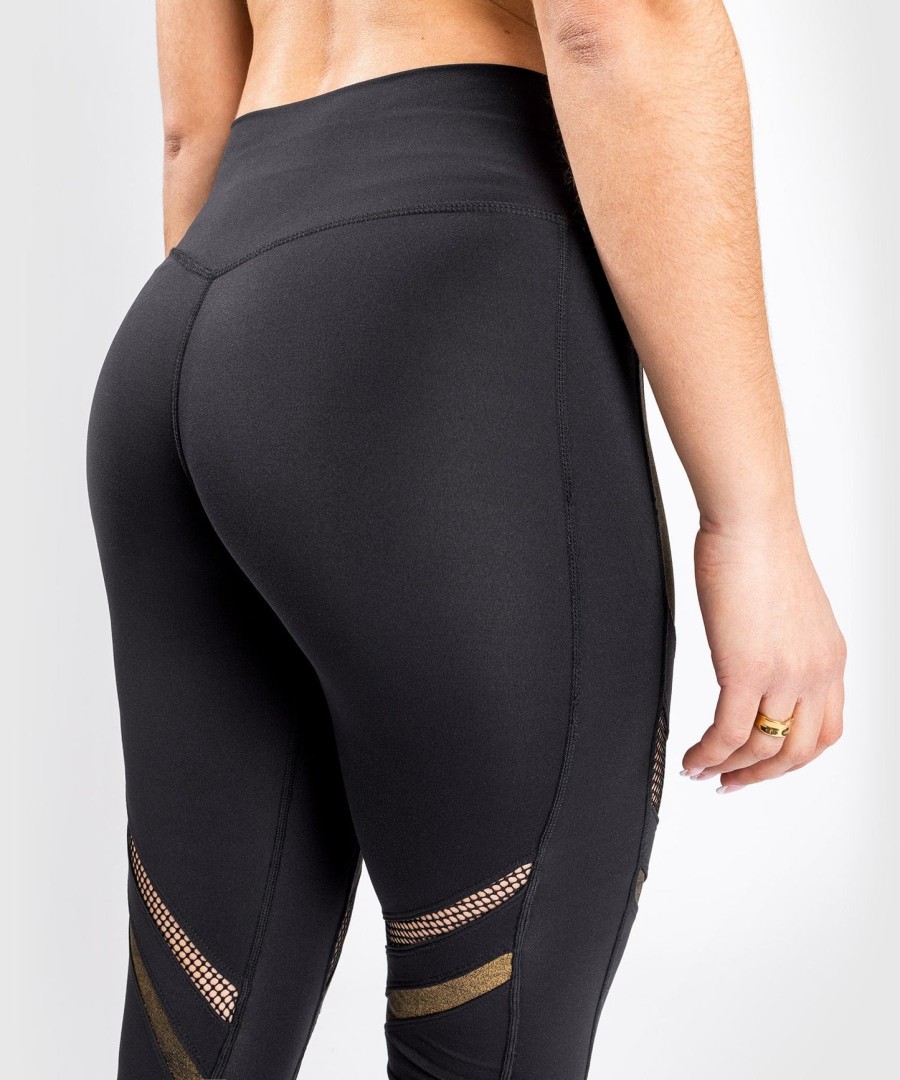 leggings venum lightning - femininas - pretodourado