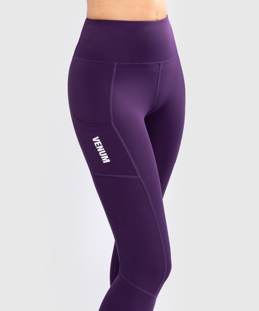 leggings venum essential performance femininas - roxo escuro
