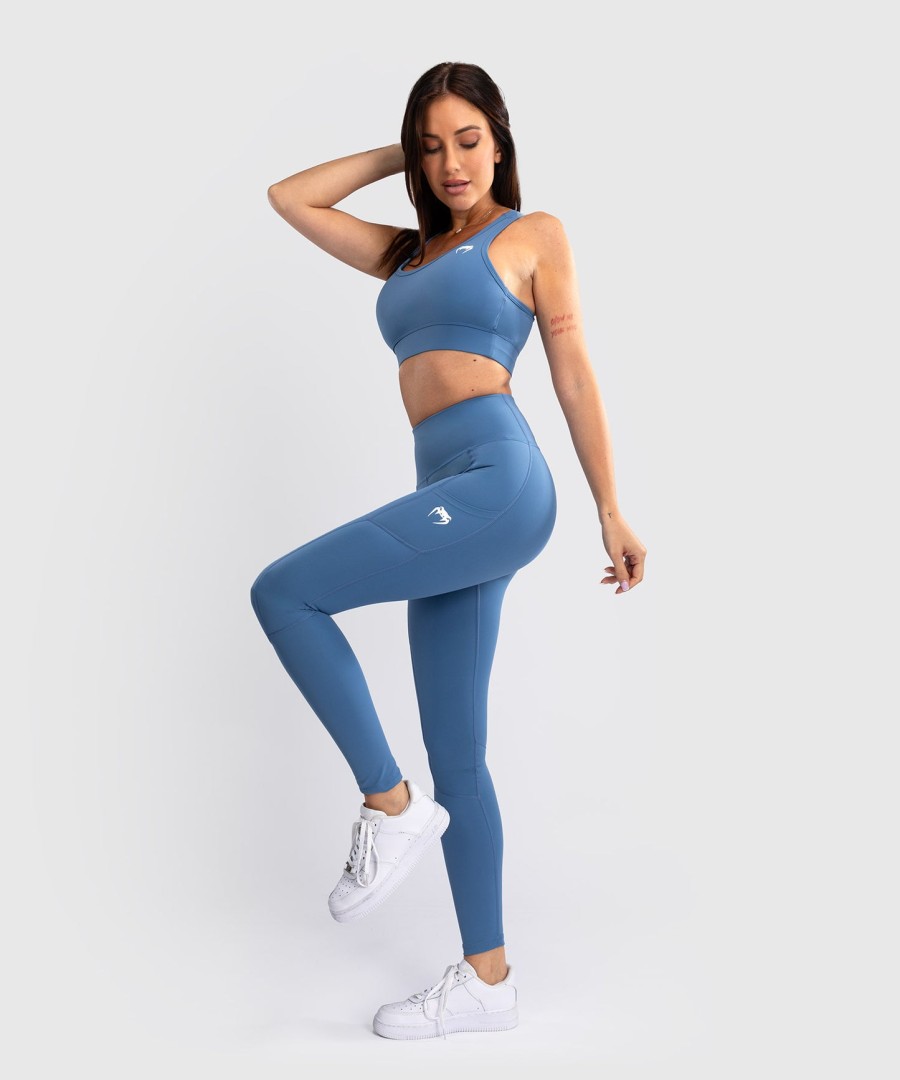 leggings venum essential performance femininas - azul tempestade