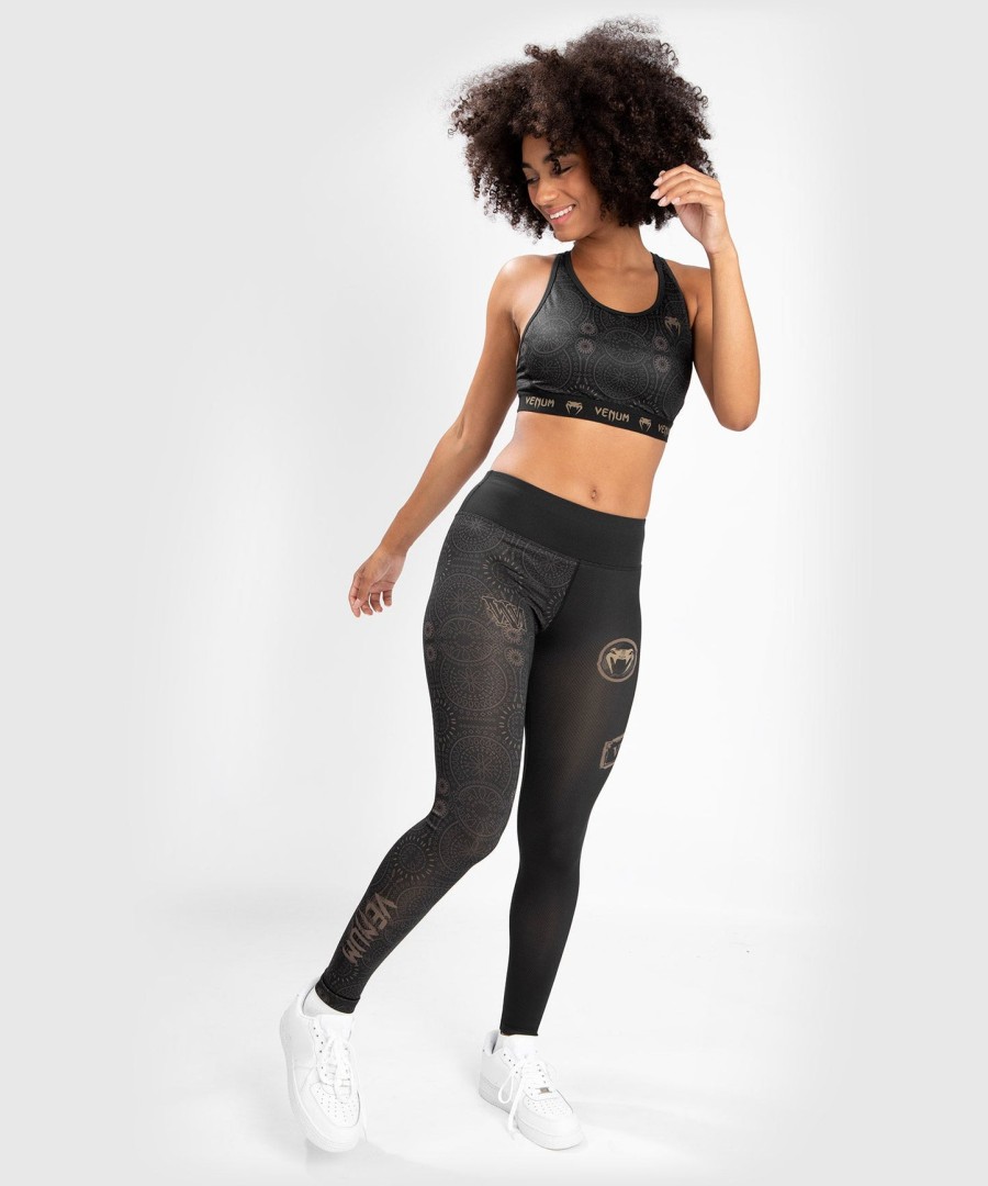 legging feminina venum santa muerte dark side - pretomarrom