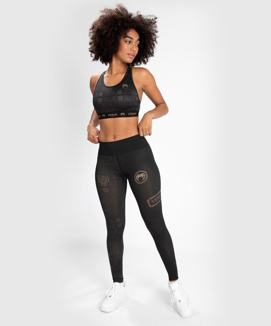 legging feminina venum santa muerte dark side - pretomarrom
