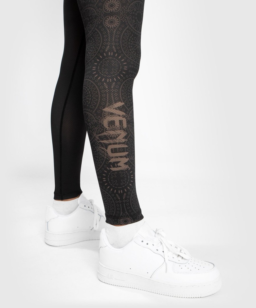 legging feminina venum santa muerte dark side - pretomarrom