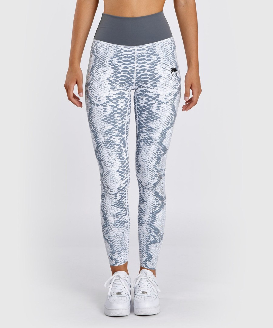 legging venum white snake para mulheres - branca