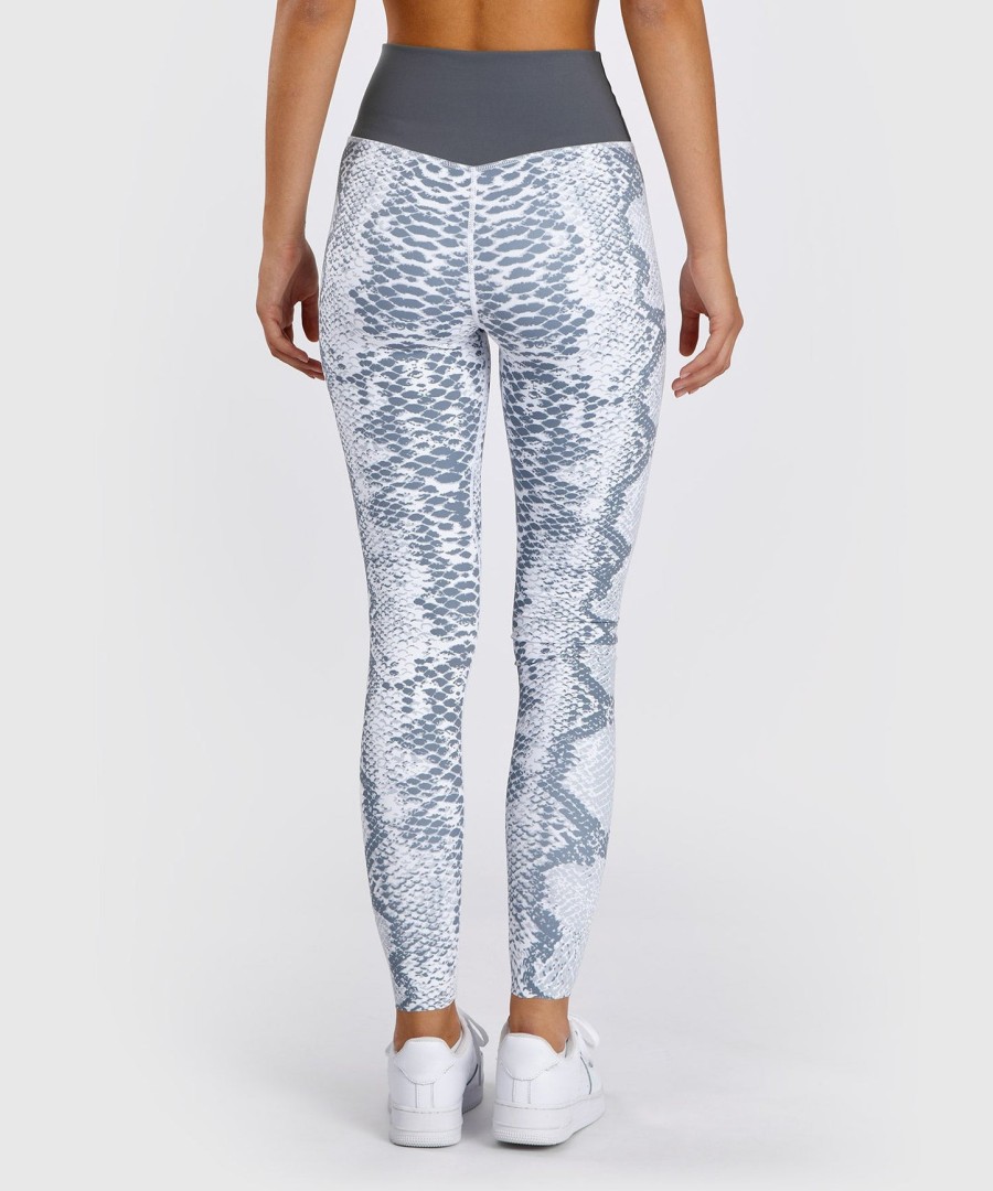 legging venum white snake para mulheres - branca