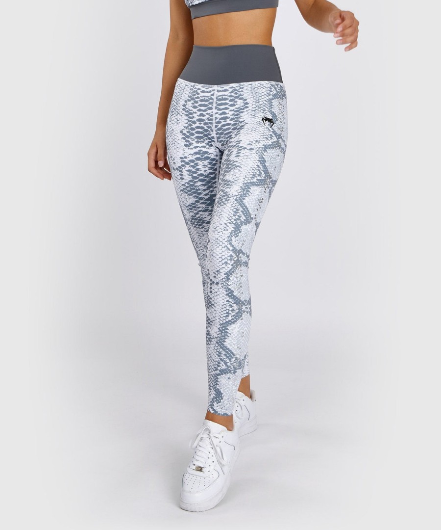 legging venum white snake para mulheres - branca