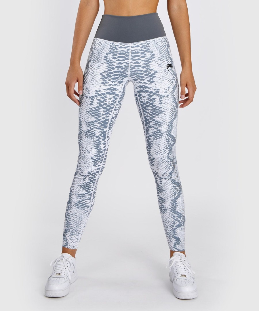 legging venum white snake para mulheres - branca