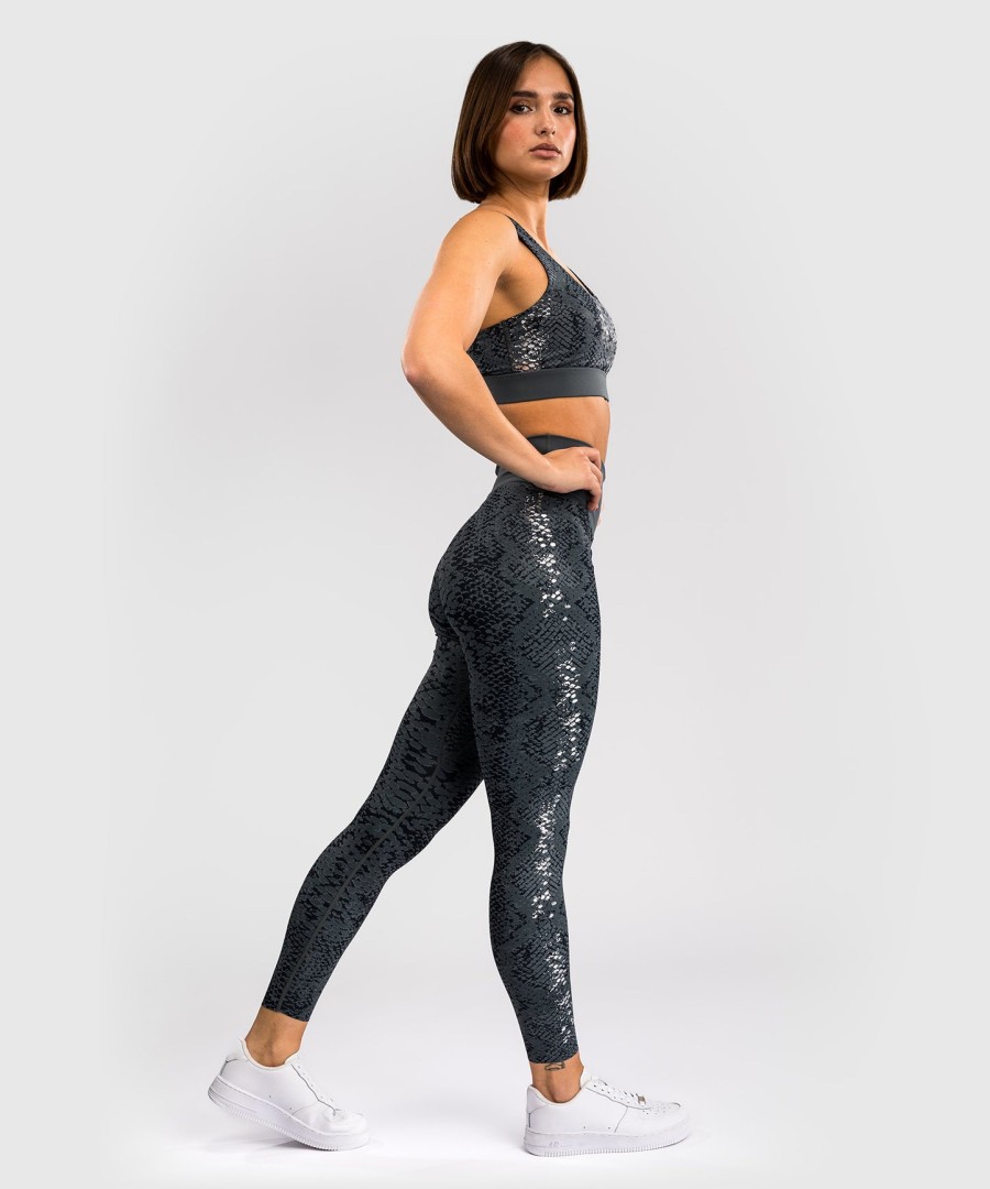 calça legging feminina venum amazonia - cinza escuro