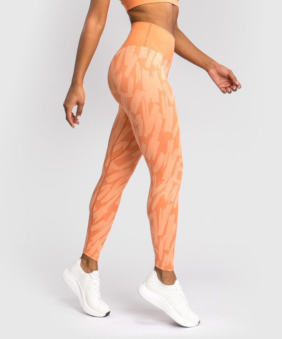 leggings venum graffiti femininas de comprimento total - damasco aveludado