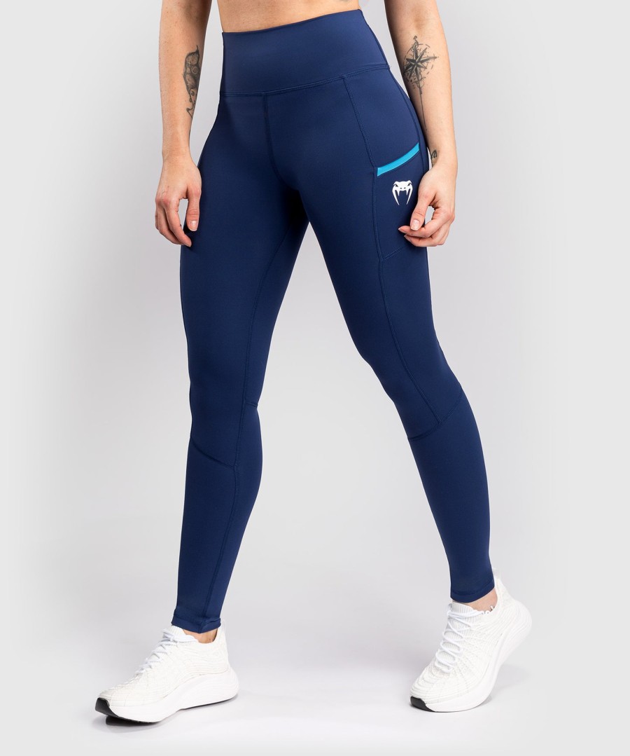 leggings venum x top rank original femininas de comprimento total - azul marinho