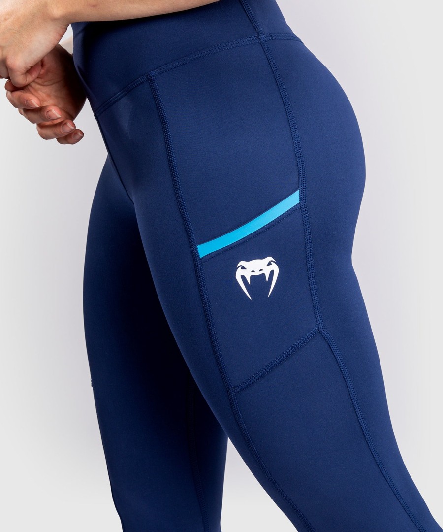 leggings venum x top rank original femininas de comprimento total - azul marinho